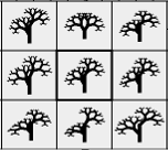 3x3 Monochrome Biomorphs Breeding Grid